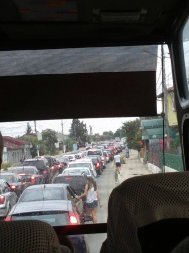 UPDATE. Turiştii se îndreaptă spre casă Trafic de coşmar între Constanţa şi Costineşti   