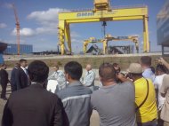 Ponta a ajuns la Şantierul Naval din Mangalia 