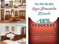 Grupul Simex a dat startul Super-Reducerilor Estivale la toate programele de mobilier!
