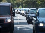 Trafic blocat, aproape de ieşirea din Constanţa din cauza unui tir