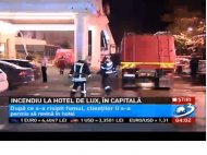 Incendiu la Hotel Phoenicia din Bucureşti. Zeci de turişti evacuaţi  