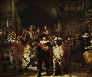 Pictura zilei „Rondul de noapte” de Rembrandt 
