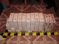 Percheziţii de amploare la Medgidia Săbii, pistoale şi laptop-uri, găsite printre ţigările de contrabandă (galerie foto)  