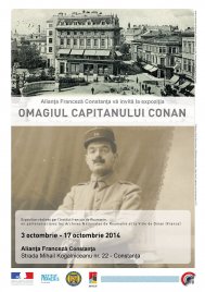 În Constanța Expoziția „Omagiul Căpitanului Conan”, după romanul scriitorului francez Roger Vercel