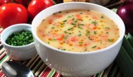 Ecuisine.ro Ciorbă de legume dreasă cu smântână