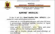 Administraţia Prezidenţială prezintă analizele medicale ale lui Traian Băsescu (document)   
