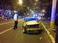 Accident pe bulevardul Tomis, în zona Liceului Internațional