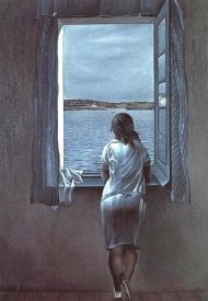 Pictura zilei „Femeie la fereastră” de Salvador Dali