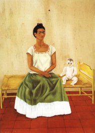 Pictura zilei „Eu şi păpuşa mea” de Frida Kahlo