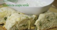 Preparate culinare by Poliana Scones cu ceapa verde pentru micul dejun