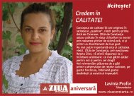 #citeşte!Credem în CALITATE