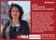 #citeşte! Credem în DEPOLITIZAREA ADMINISTRAŢIEI PUBLICE!