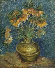 Pictura zilei „Bujori în vază de cupru” de Vincent van Gogh