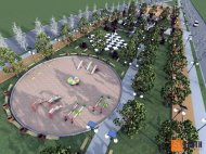 Parcul central, aproape finalizat. Va fi inaugurat în decembrie Cadou de sărbători pentru toţi locuitorii din Eforie
