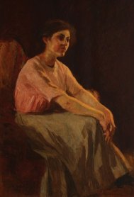 Pictura zilei „Pe gânduri” de Ipolit Strâmbu