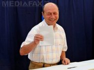 Traian Băsescu „Este extraordinar de important ca, astăzi, românii să vină la vot“  