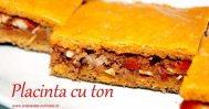 Preparate Culinare by Poliana Placinta cu ton, passata di pomodoro si ardei gras rosu