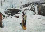 Pictura zilei „Iarnă grea” de Gheorghe Petraşcu