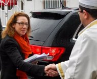 Marie Blanchard, responsabilul pentru România la Departamentul de Stat al SUA, faţă în faţă cu muftiul Iusuf Muurat (galerie foto)