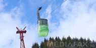 Panică printre turiști Telecabina din Sinaia, afectată de viscol