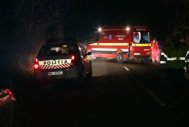 Accident grav la Lumina. O mașină s-a răsturnat. Șoferul a fost dus la spital    