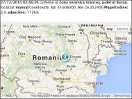 A  fost cutremur în această noapte. Vezi ce magnitudine a avut 
