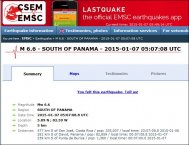 Cutremur extrem de violent, în Panama, acum câteva minute  