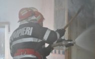 Incendiu la Agigea Centrală termică, în flăcări, pe strada Traian Vuia