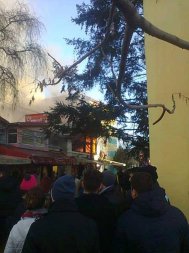 FOTO EXCLUSIV. Explozie la un complex de restaurante din Timişoara   