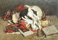 Pictura zilei „Natură statică cu recuzită de călătorie” de Adam Bălţatu