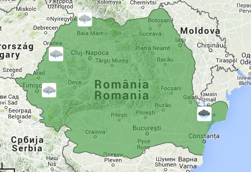La Noapte Se Arată Norii Negri La Constanţa