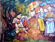 Pictura zilei „Compoziţie cu ţărănci” de Ion Theodorescu-Sion