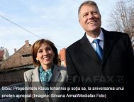 Klaus Iohannis, la aniversarea unui prieten apropiat, la Sibiu
