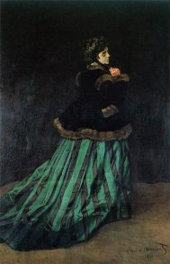 Pictura zilei „Camille (Femeia în rochie verde)” de Claude Monet