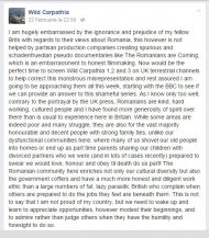 Echipa Wild Carpathia ”The Romanians are Coming e o rușine pentru cineaștii cinstiți”