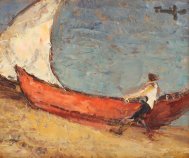 Pictura zilei „Întoarcerea din larg” de Nicolae Tonitza