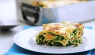 ecuisine.ro Lasagna cu spanac şi somon