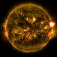 Prima explozie solară puternică din acest an