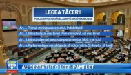 Legea Tăcerii, dezbătură în Senat Premierul este statul !