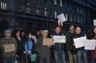 Miting în Piaţa Universităţii din București Un nou protest împotriva imunităţii parlamentare