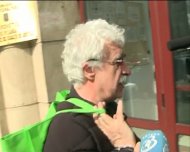 Adrian Sârbu, cu sacoşa în spate, la Parchet