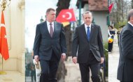 Klaus Iohannis l-a primit pe Recep Erdogan, preşedintele Turciei, la Palatul Cotroceni 