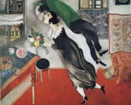 Pictura zilei „Aniversarea” de Marc Chagall