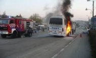 Ştiripesurse.ro Un autocar plin cu copii a luat foc