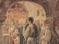 Pictura zilei „Slujba de duminică” de Ignat Bednarik