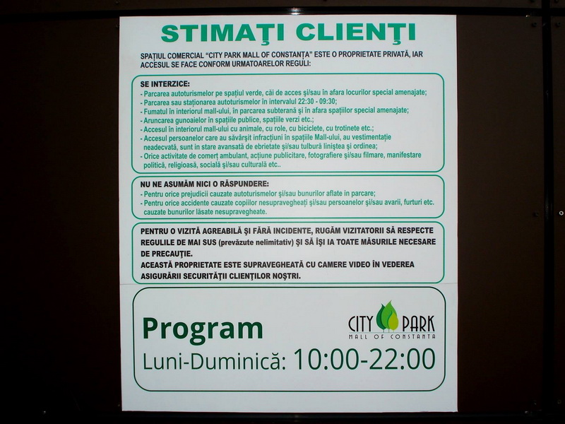 cum devine un iubitor de mediu persona non grata acces interzis in city park mall constantenilor care