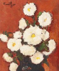 Pictura zilei „Flori albe” de Nicolae Tonitza 