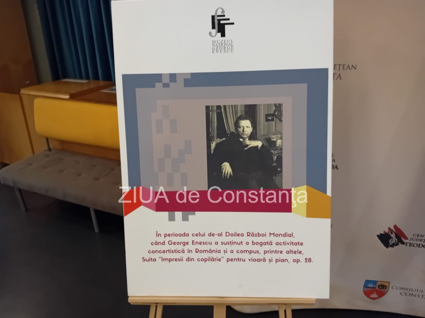 live text viata lui george enescu surprinsa in portrete intr o expozitie organizata la constanta foto
