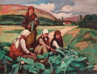 Pictura zilei „La cules de ţelină” de Camil Ressu