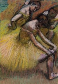 Pictura zilei „Grup de dansatoare” de Edgar Degas